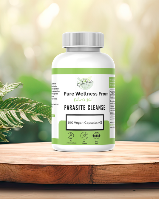 Natural Parasite Cleanse Capsules – Herbal Detox Support | Vegan, Non-GMO
